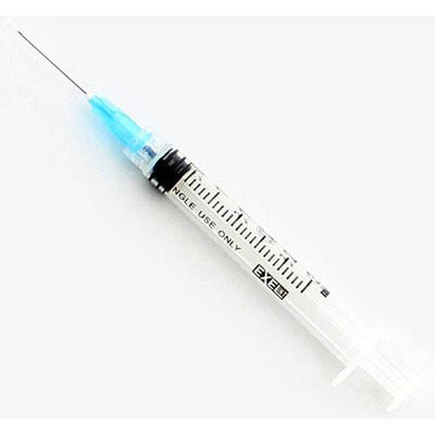 21g Diabetic Needle - 3cc Syring Combo, Luer Lock Tip