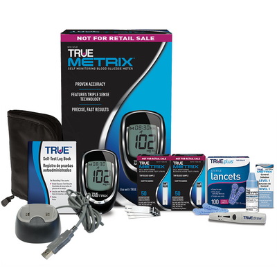 Trividia Health TRUEplus 5-Bevel Sterile, Single-Use Pen Needles, 32G, 4mm (5/32 inch) 100 Pack
