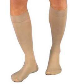 UlcerCare Knee-High Compression Stockings with Liner, Medium, Beige 