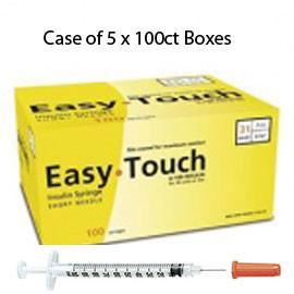 31G .5cc 5/16 Insulin Syringes from EasyTouch