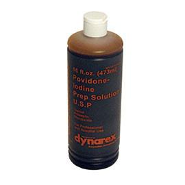 POVIDONE IODINE SOLUTION,16 OZ, Wound Prep