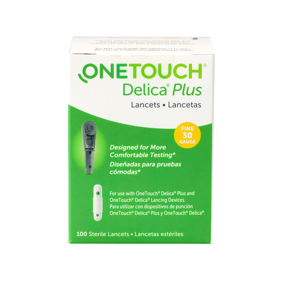 OneTouch Delica Plus Lancets 30G - 100 ct. - Total Diabetes Supply product image