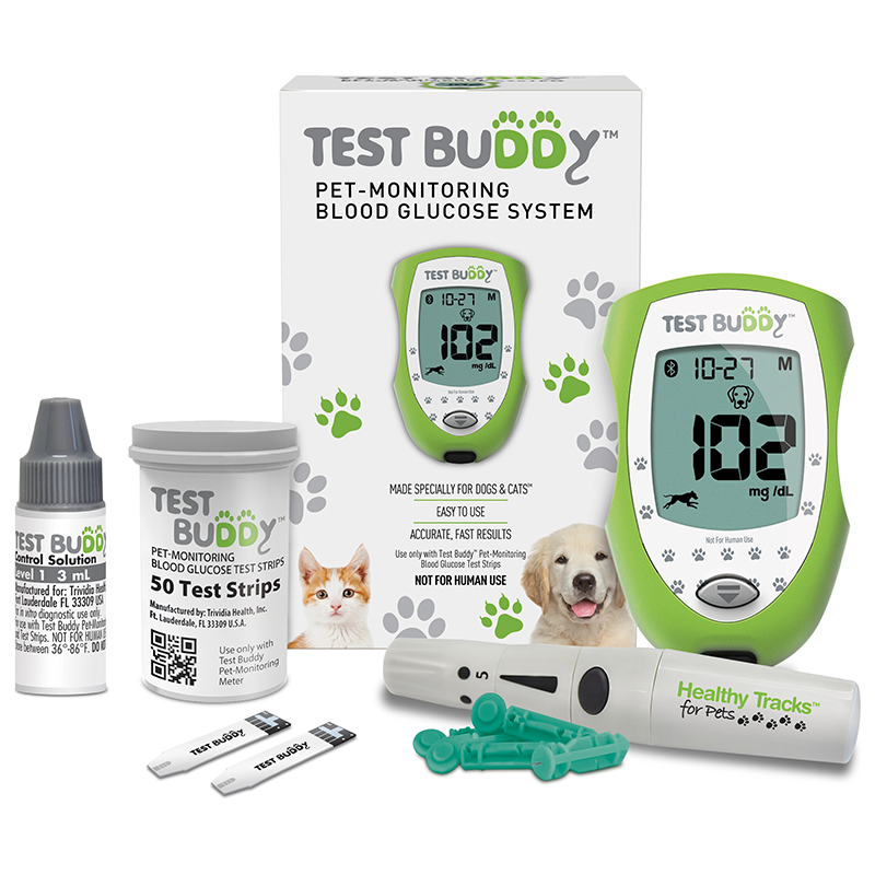 Test Buddy™ Pet-Monitoring Blood Glucose Meter