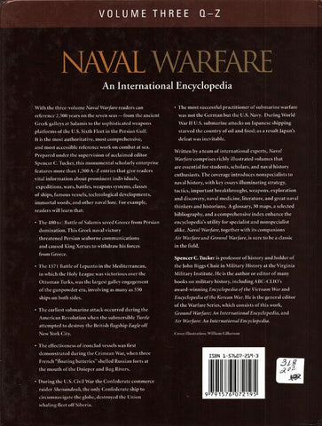 Naval Warfare Vol 3 Q Z By Spencer C Tucker Hardcover Abc Clio Lots Of Models
