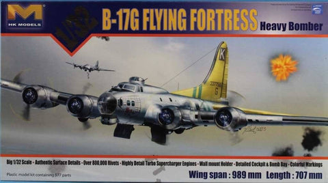 Hk Models 1 32 B 17 G B 17g Flying Fortress Heavy Bomber Plastic Kit Lots Of Models