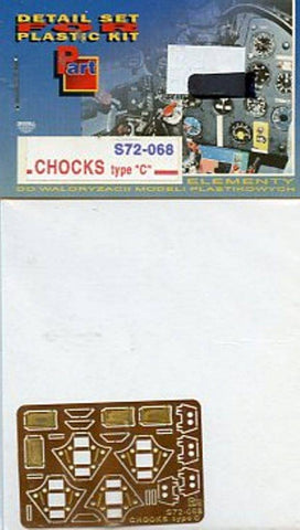 Part 1 72 Chocks Type C Pe Detail Set S768 Lots Of Models