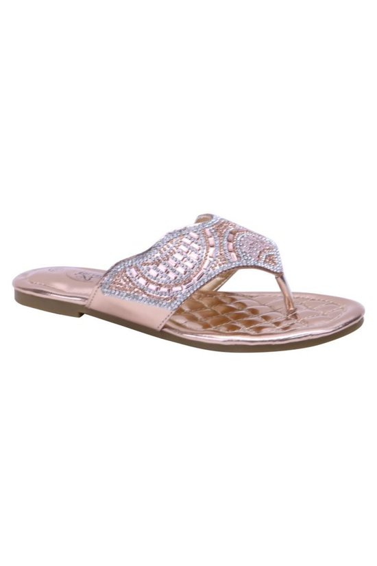 rhinestone flip flops