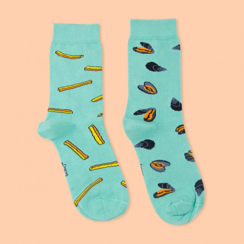 Coucou Suzette Veggie Kitchen Socks | HAZELWAY