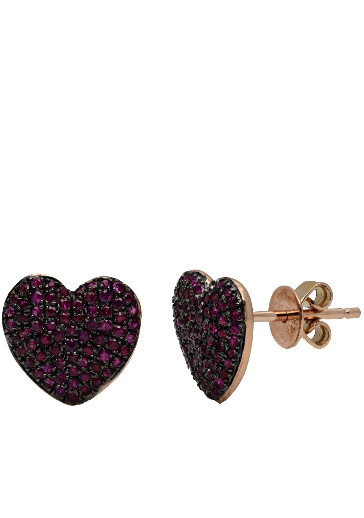 Bliss Heart studs