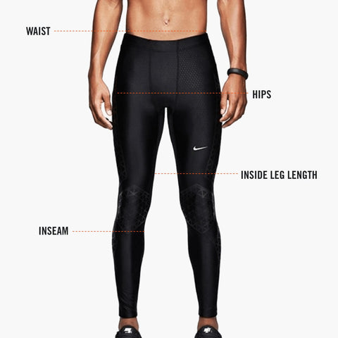 Size Guide - Nike Men's Bottoms