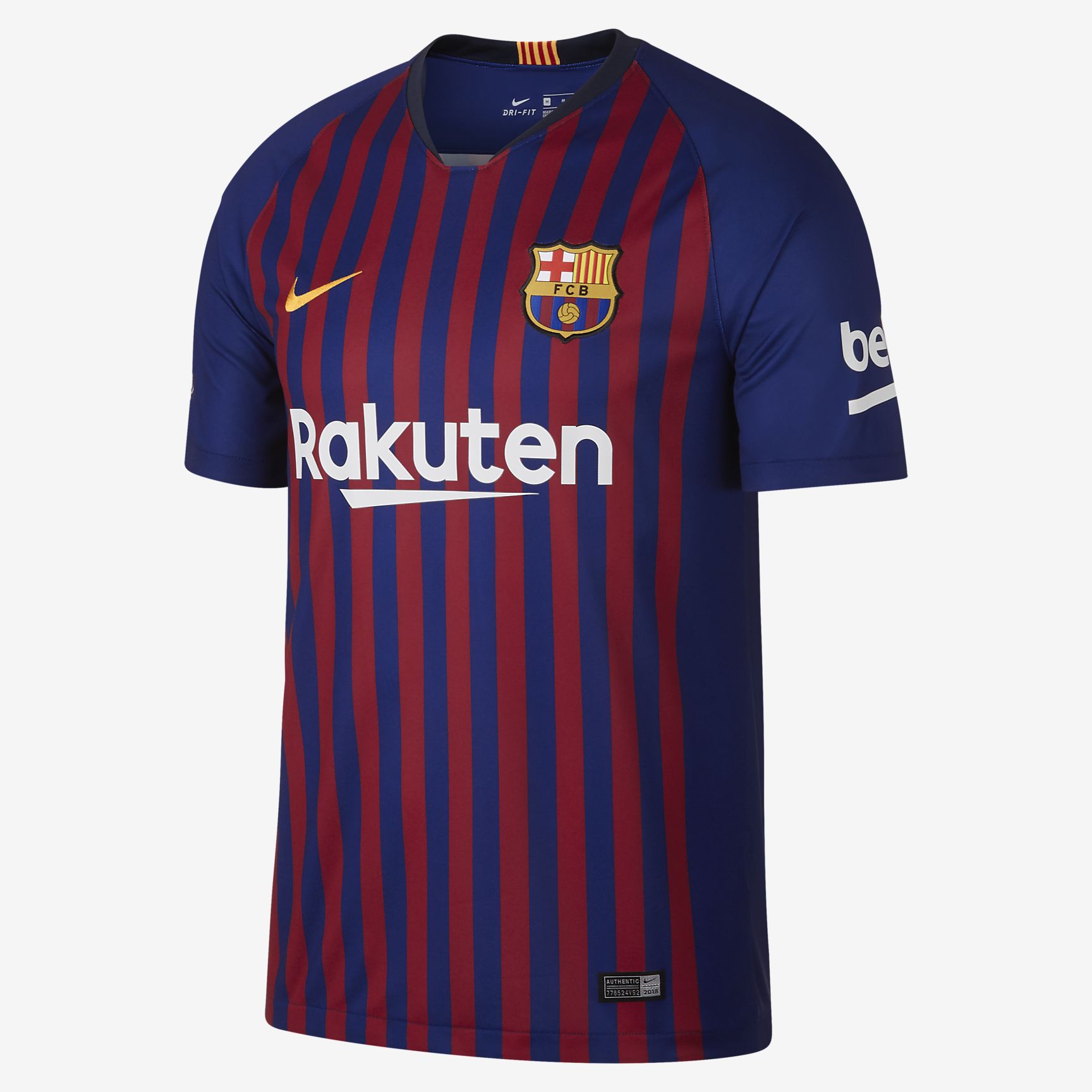 barcelona la liga jersey