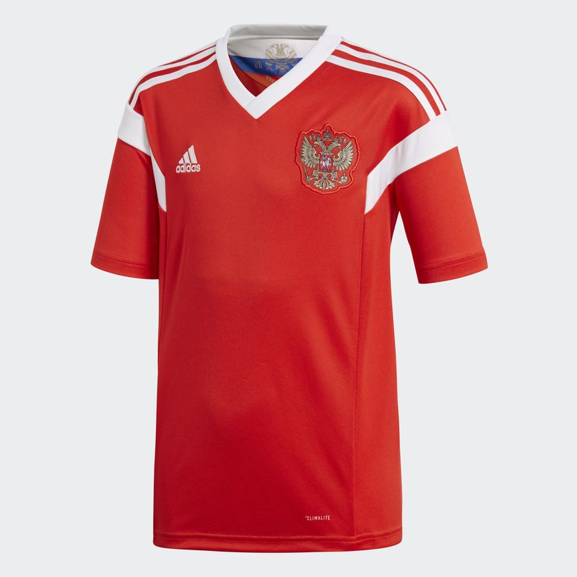 Kids' adidas Russia 2018 Home Replica Jersey