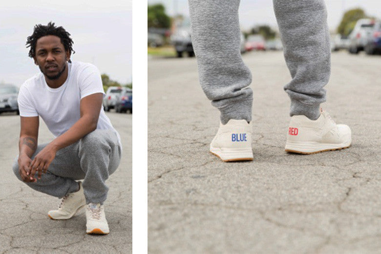 Central Cee: Louis Vuitton Burgundy Logo Tee & Skate Sneakers