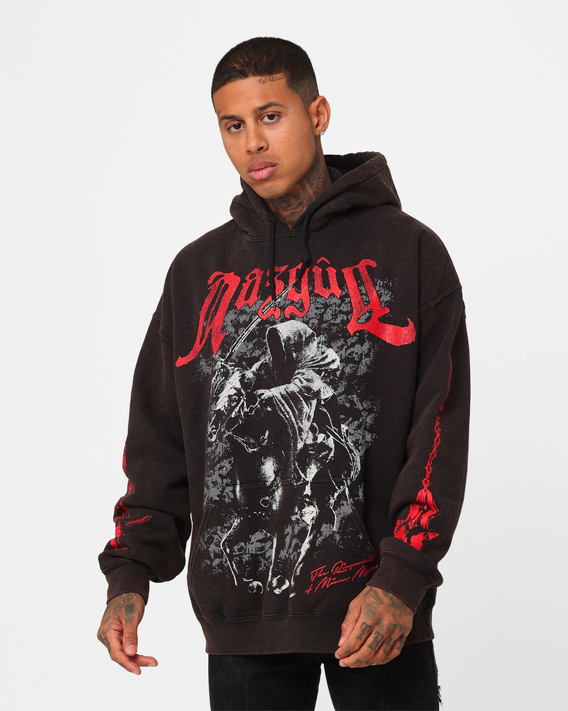 American Thrift X Lord Of The Rings Nazgul Vintage Hoodie Black Wash ...