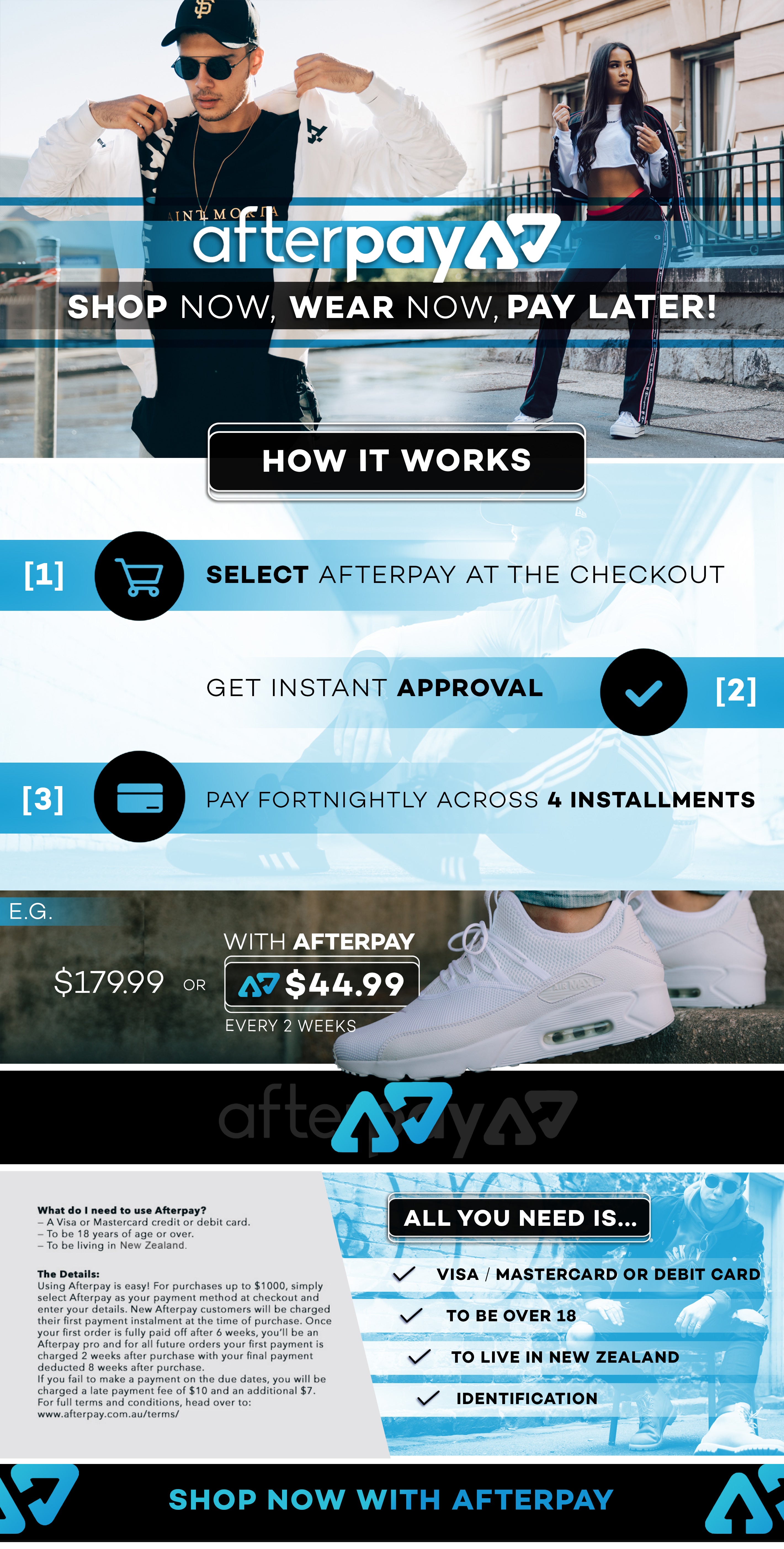 buy nike with afterpay