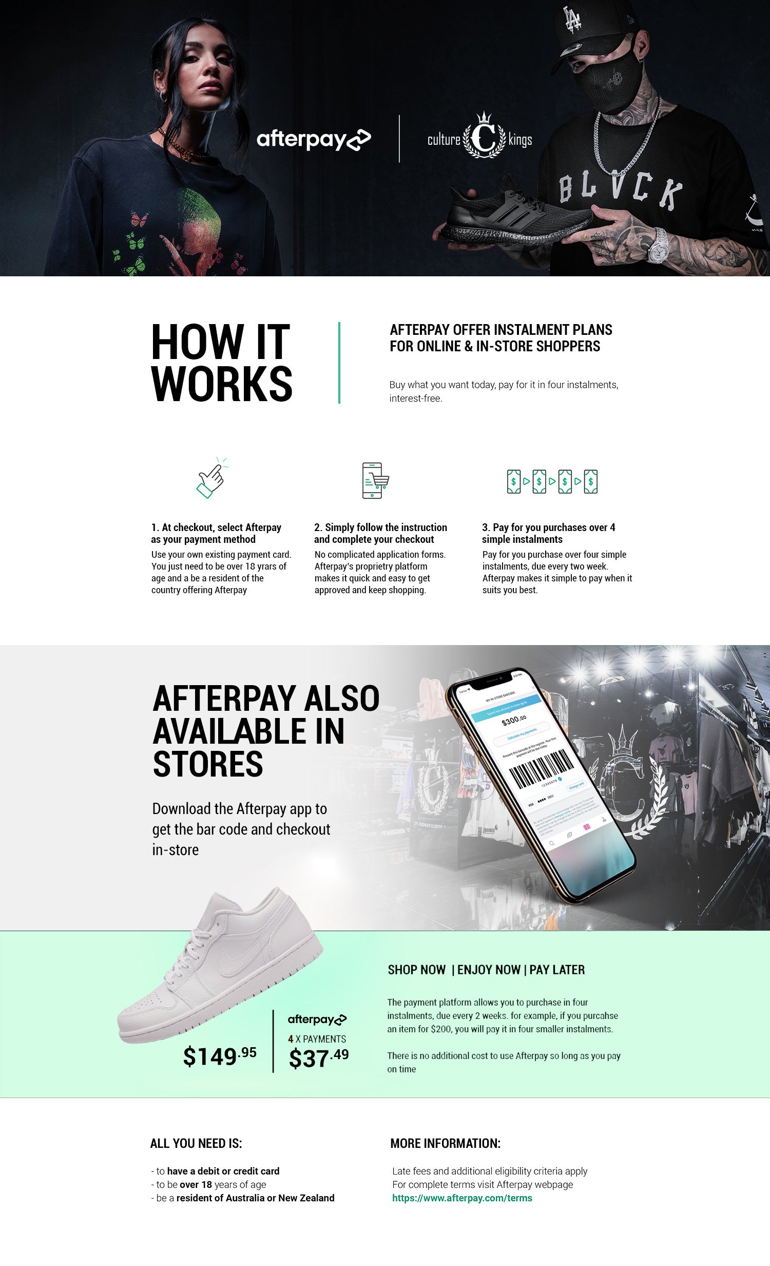 nike shoes australia afterpay