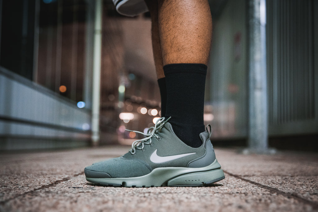 nike presto fly on feet