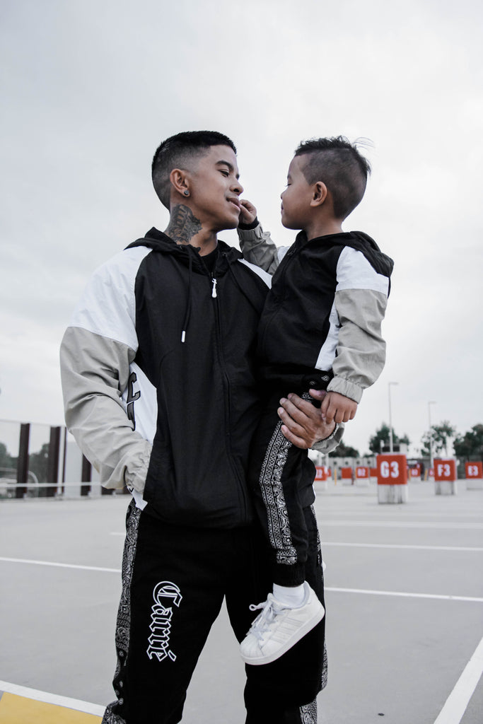 dad and son matching tracksuit