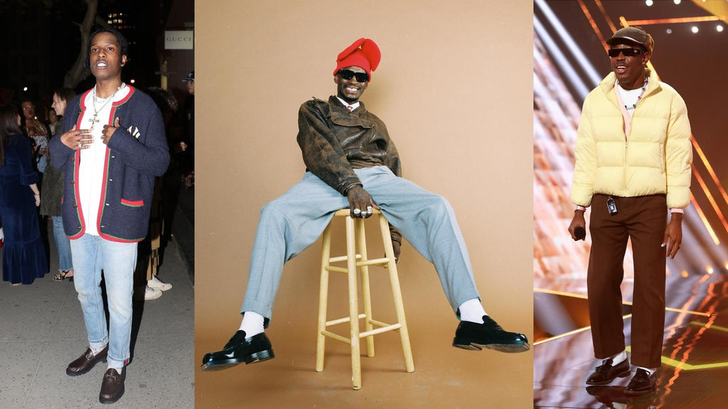 A$AP Rocky, A$AP Nast & Tyler The Creator wearing loafers