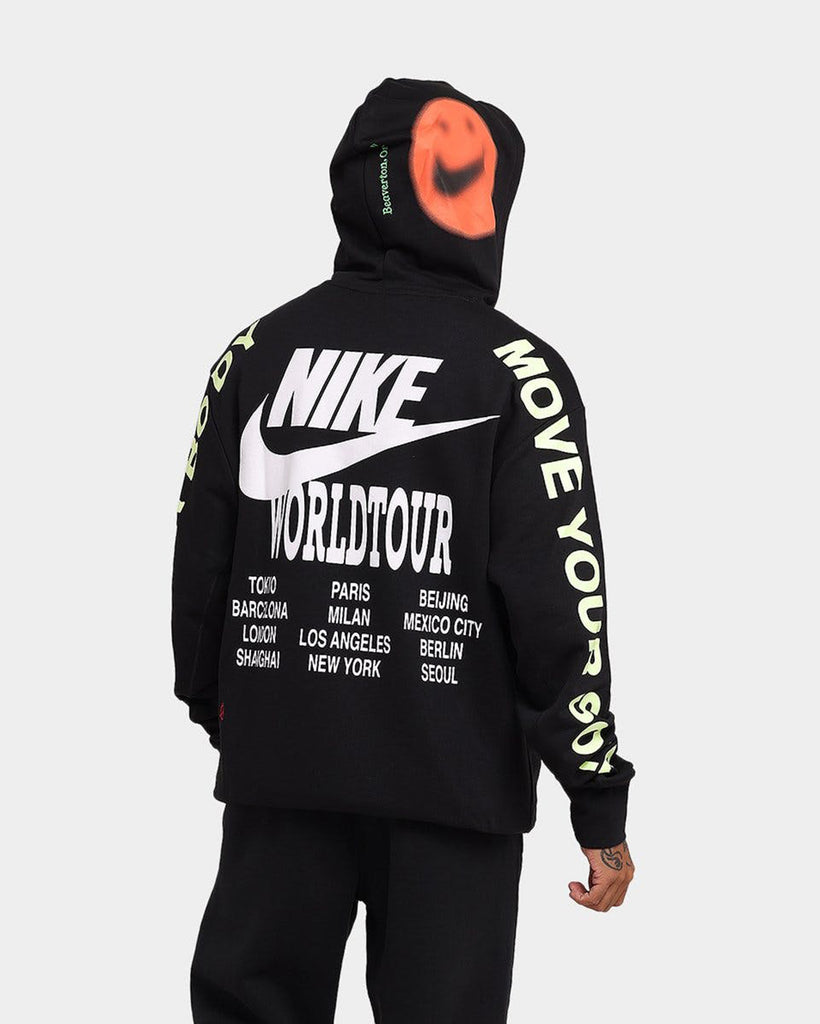 Nike Nike Sportswear Stacked French Terry Pullover Hoodie Black ...