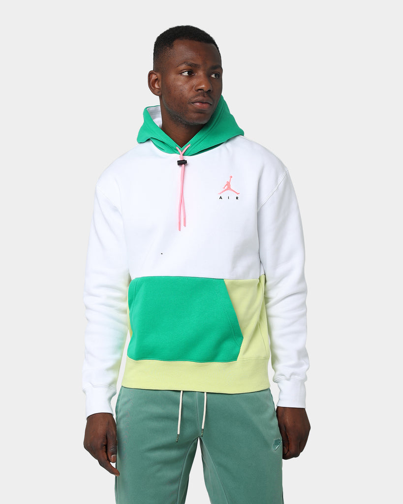 green and white jordan hoodie