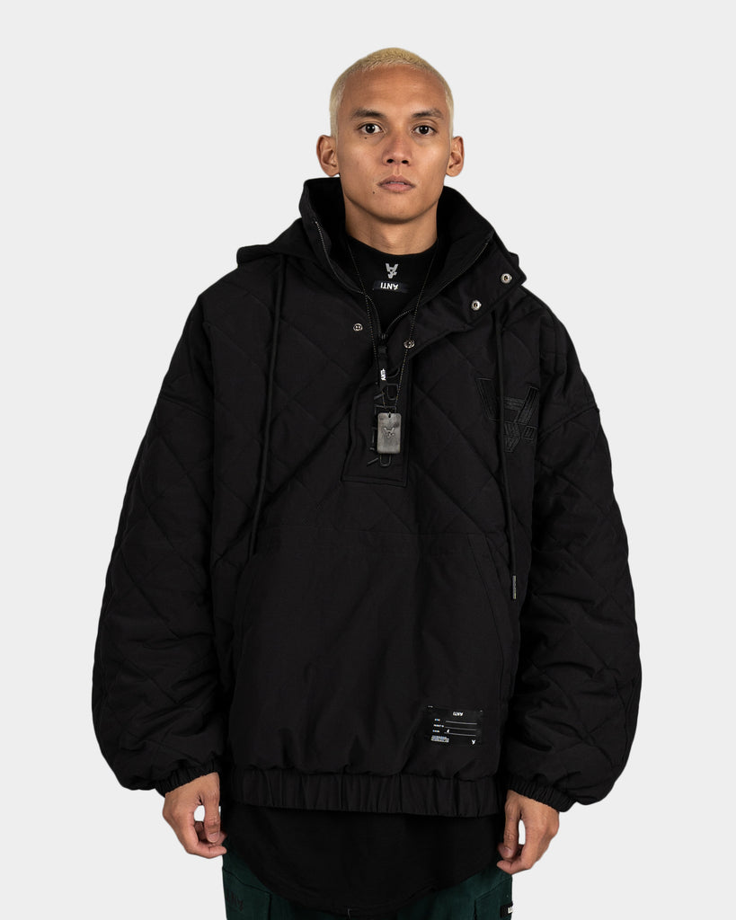 The Anti Order Insignia Quilted Anorak Jacket Black | Culture Kings