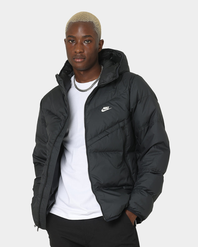 Nike Hooded Puffer Jacket Black 