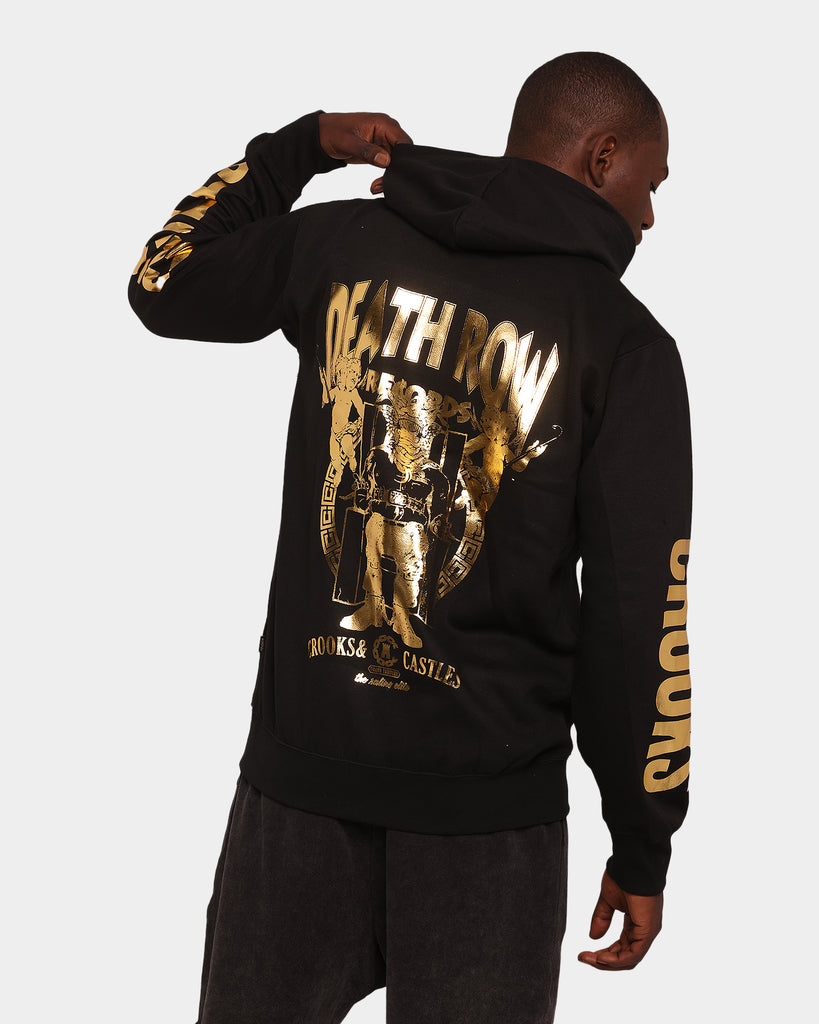 Crooks & Castles Death Row Angels Hoodie Black/Gold | Culture Kings