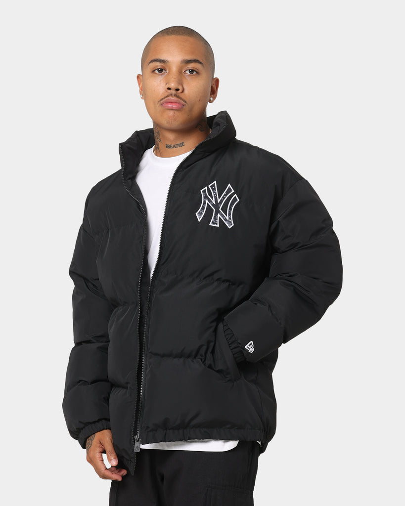 Mirror Quality  Áo Khoác Phao MLB Mega Logo Short Down NY Yankees  Jacket Áo phao trần bông MLB  Shopee Việt Nam