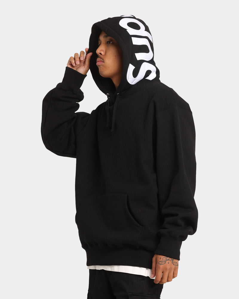 Supreme Contrast Hood Sweatshirt Black | Culture Kings