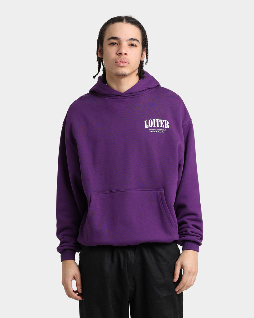 Loiter Premium Hoodie Purple | Culture Kings