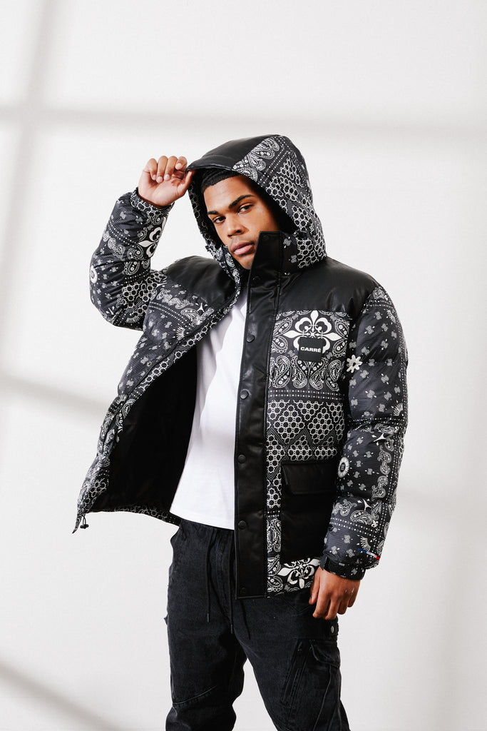 Carre Bandana Ultra Roadman Puffer Jacket Black | Culture Kings