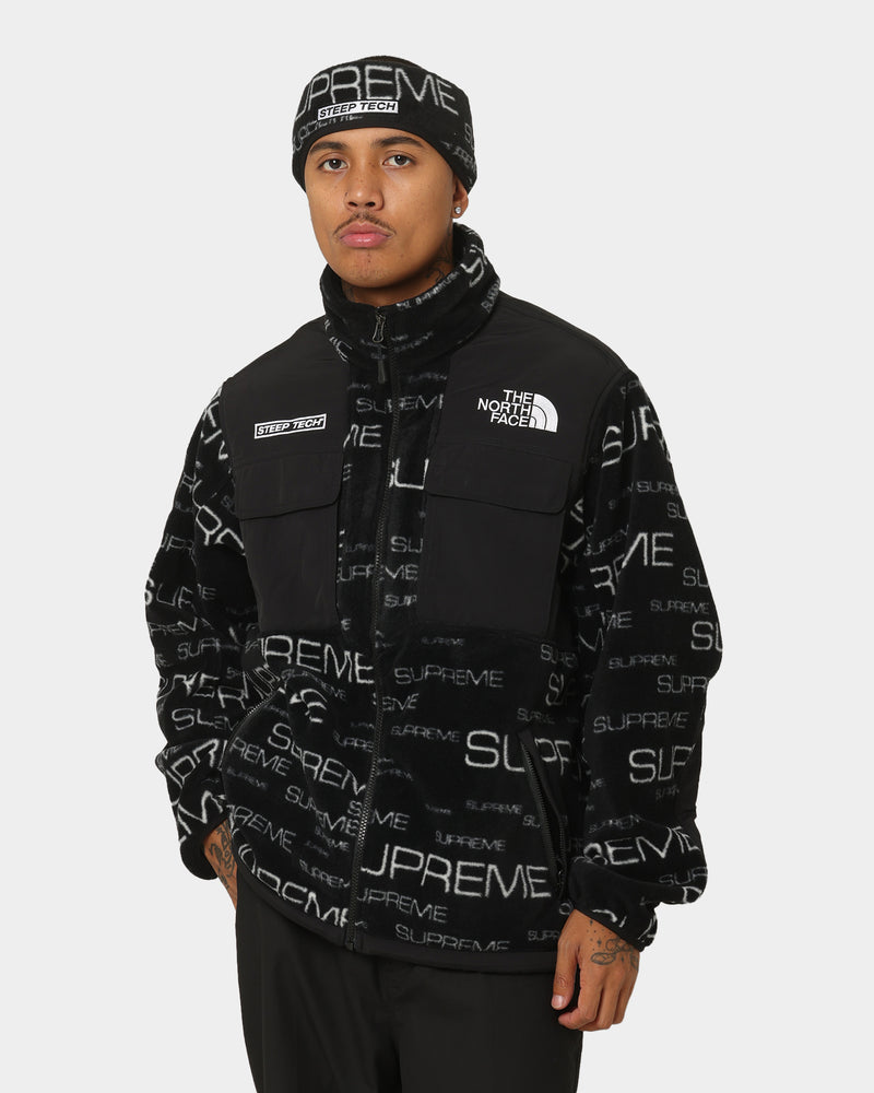 north face supreme black