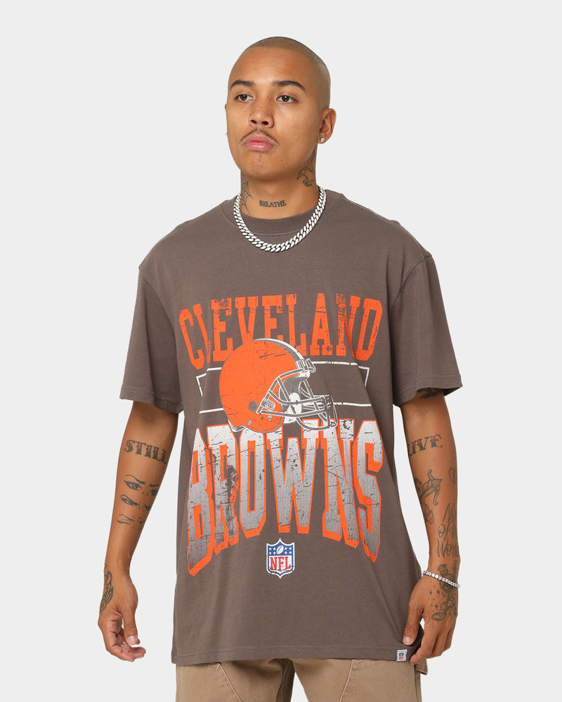 Cleveland Browns Youth Paint Brush White T-Shirt - Everything Buckeyes