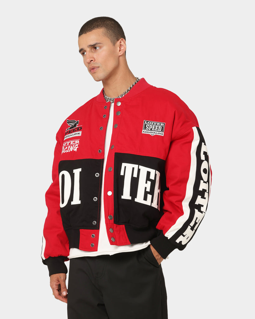 Loiter Motor Sport Jacket Red | Culture Kings