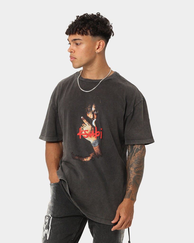 Ksubi X Juice Wrld 999 Biggie Vintage T-Shirt Faded Black | Culture Kings