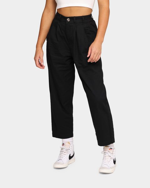 Stussy Women's Brentwood Crop Pants Black | Culture Kings