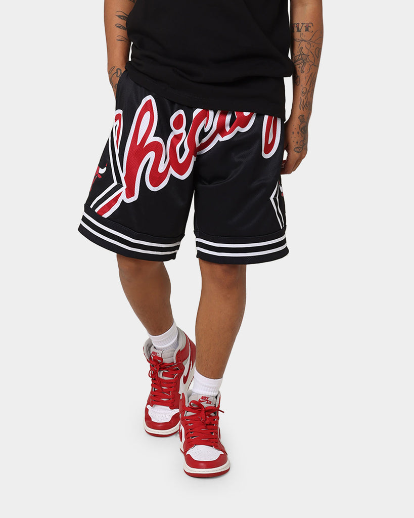 Mitchell & Ness x NBA Chicago Bulls Big Face 5.0 Black & RedBasketball Jersey