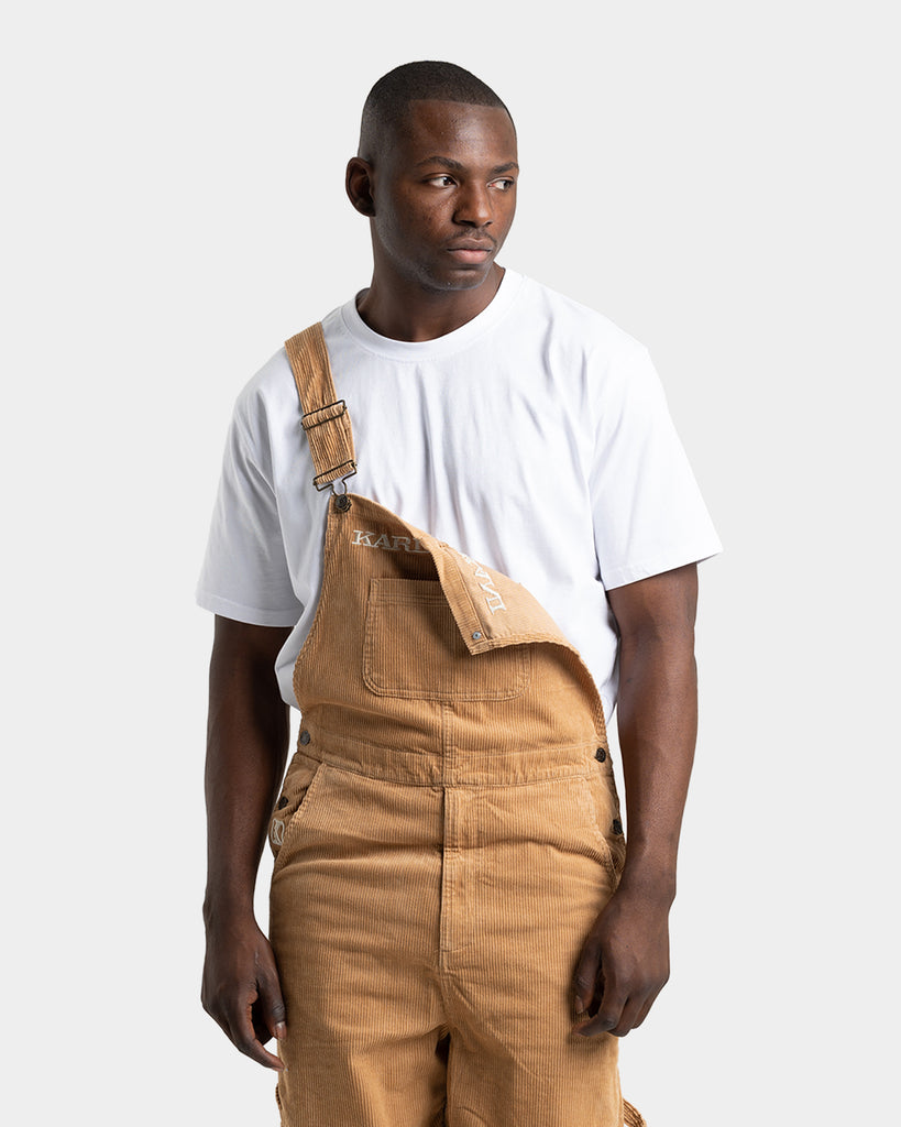 Karl Kani Men's Retro Cord Dungaree Sand | Culture Kings