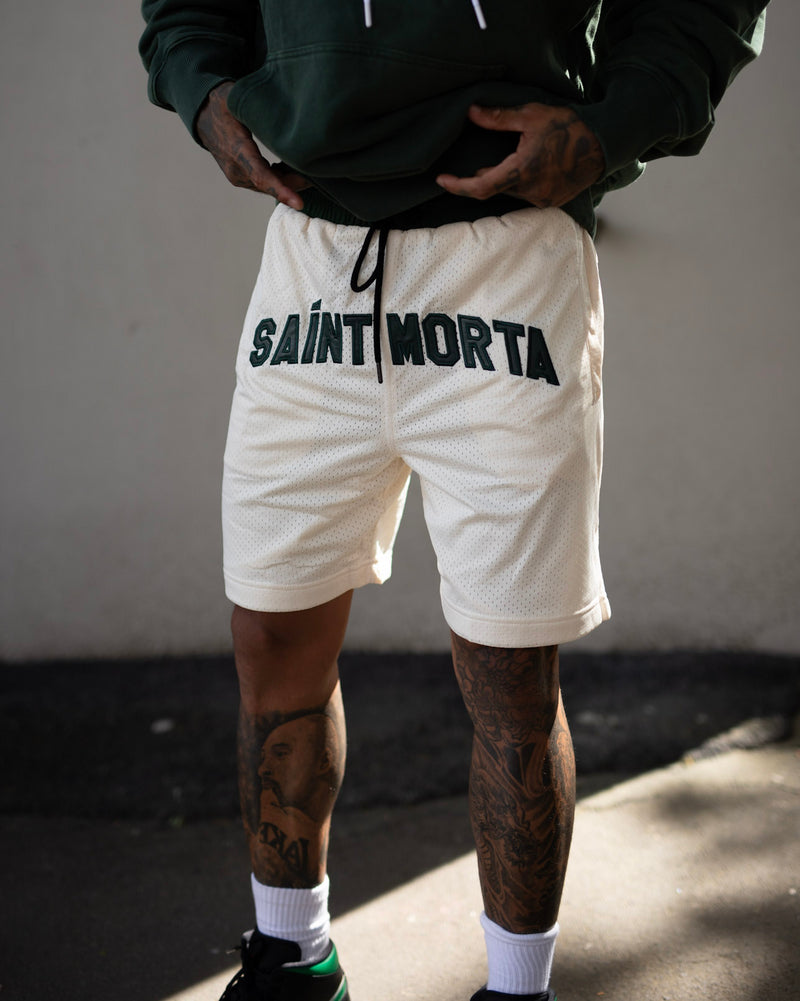 off white shorts outfit