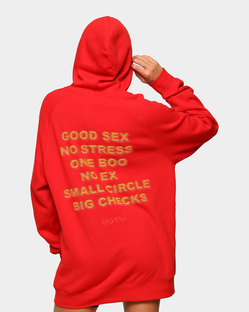 4hunnid Good Sex Hoodie Red Culture Kings 5986