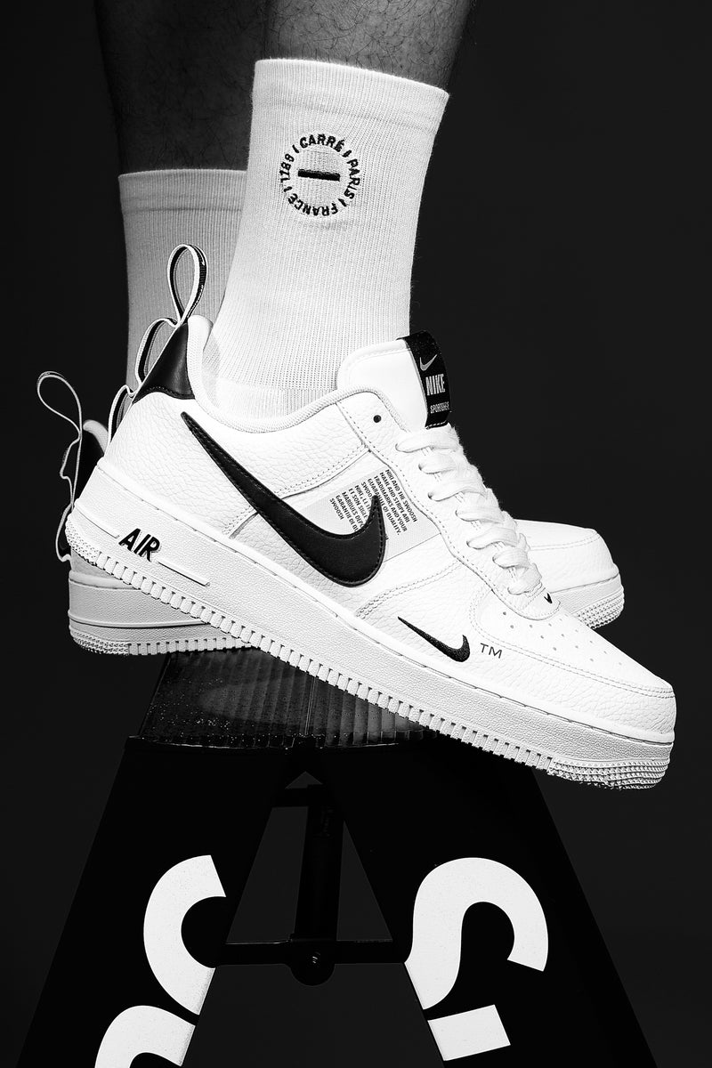 air force 1 low utility white black