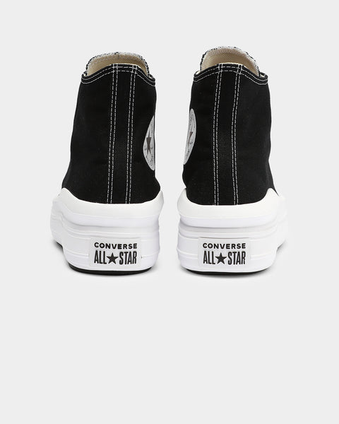 Converse Women's Chuck Taylor Move High Top Black/Ivory/White | Culture ...