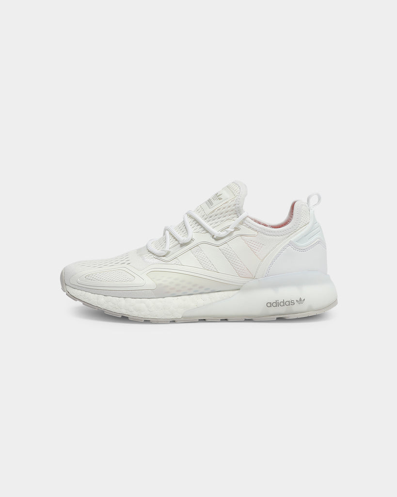 Adidas Men's ZX 2K Boost White/White/Grey | Culture Kings