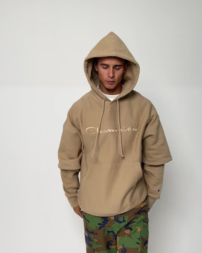 champion reverse weave double hoodie