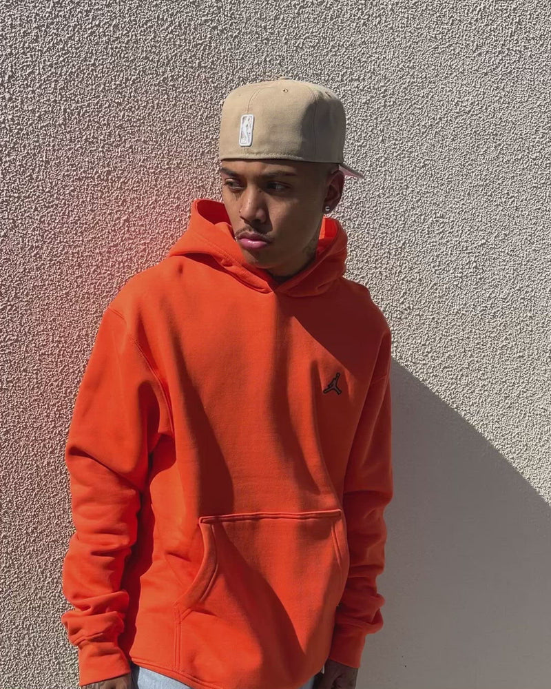 orange jordan hoodie