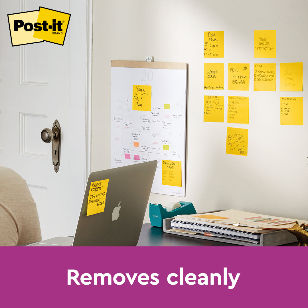 Post-it® 654 Notes Yellow 3x3 –