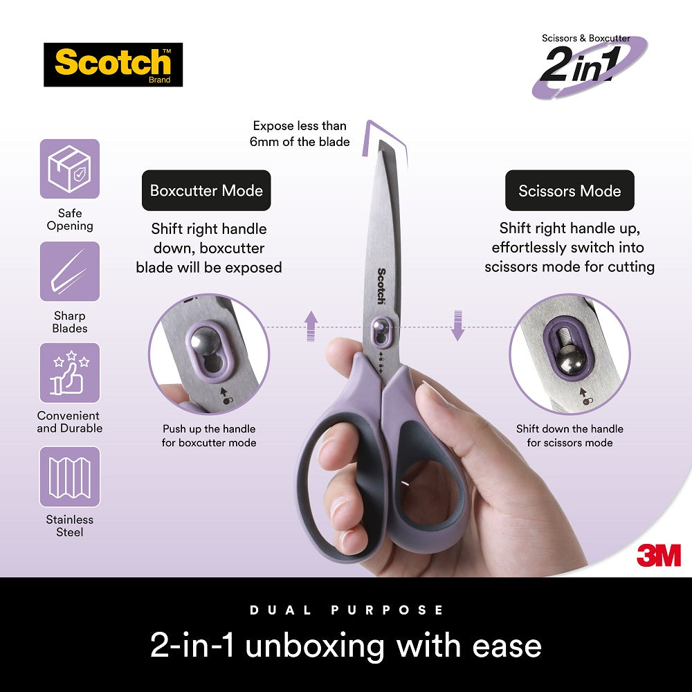 Scotch Multi-Purpose Scissor, 8-Inches (1428)