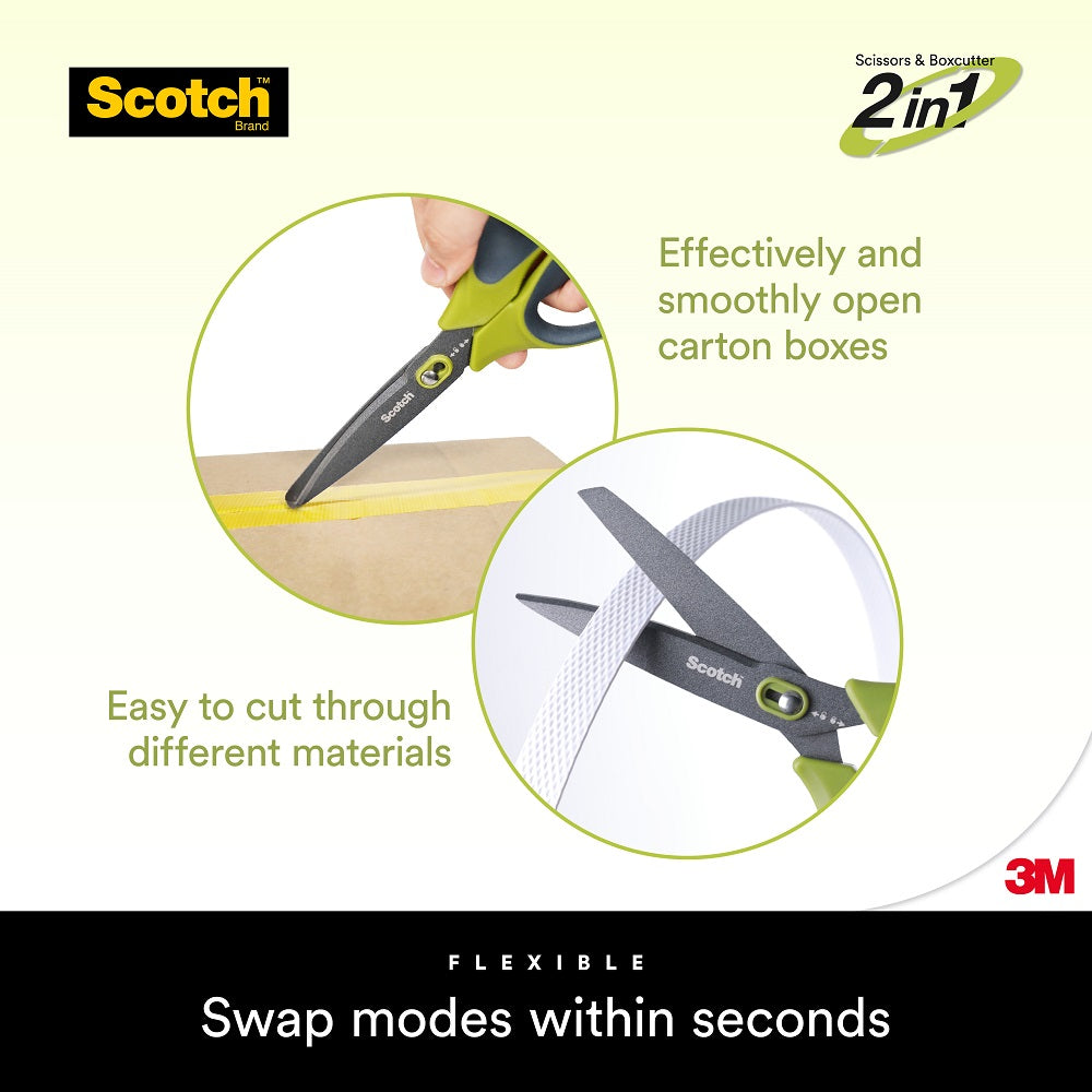 The all-new innovative Scotch™ Unboxing Scissors from 3M for an exceptional  unboxing and cutting experience