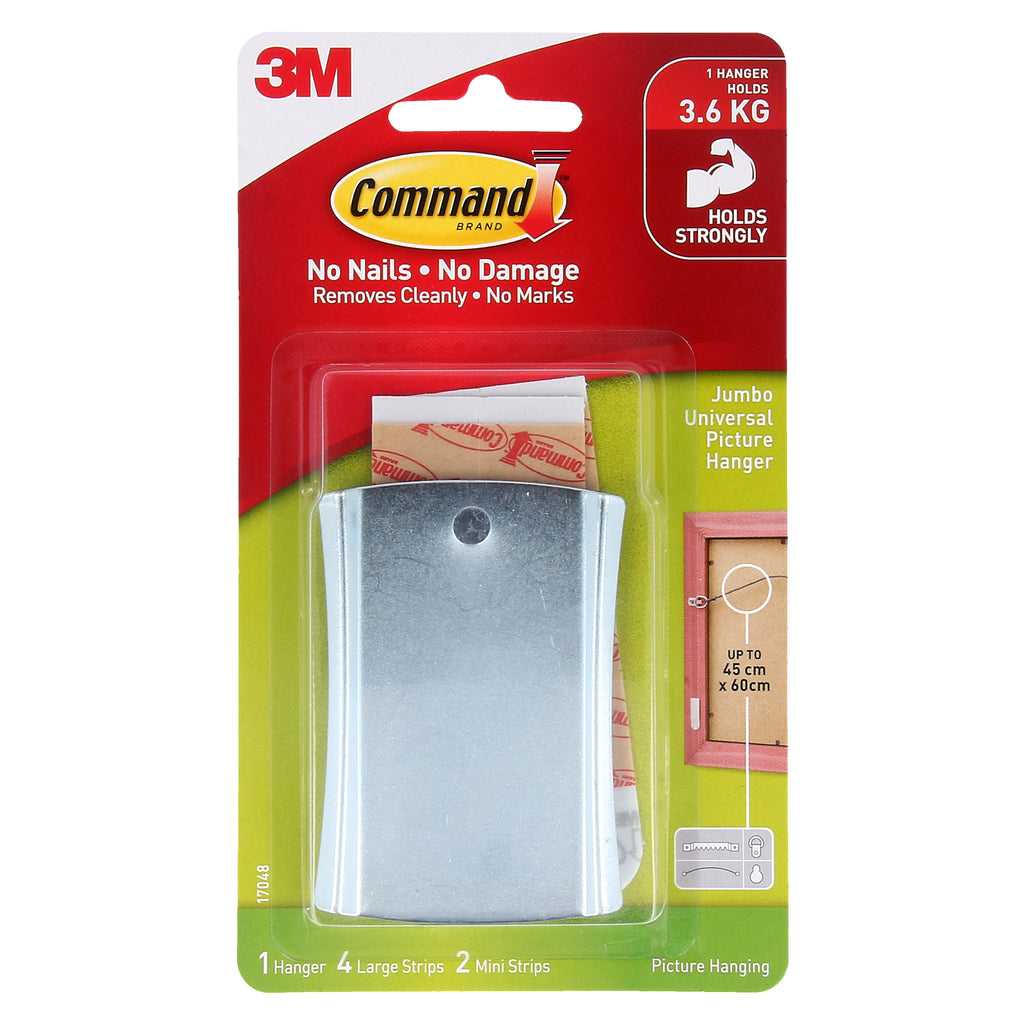 Command 8 lb Capacity Sticky-Nail, Indoor Use, 1 hanger, 2 strips, 2 frame  stabilizer strips 17048-ES - Walmart.com